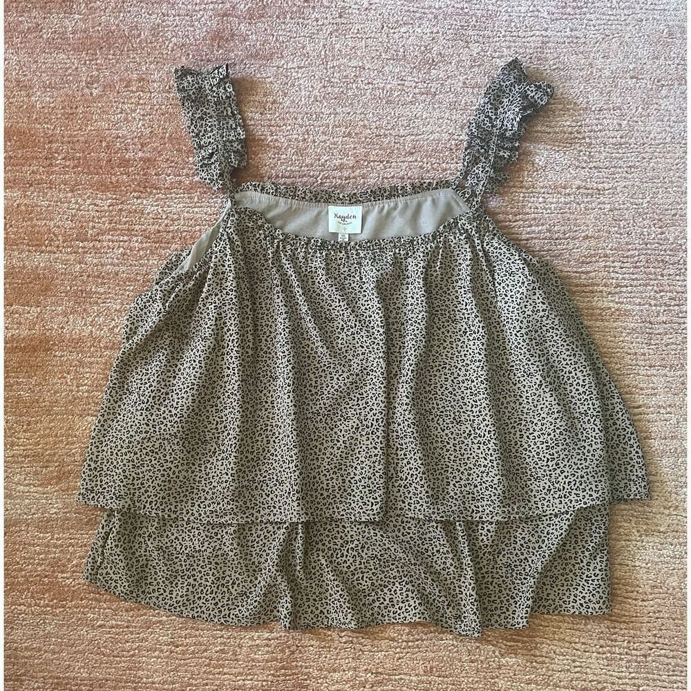 NWT Hayden LA Women’s Animal Print Sleeveless Top Size 1XL